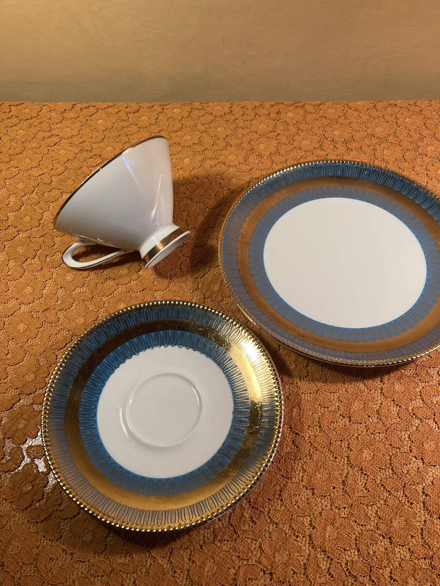 Ensemble petit déjeuner Bavaria vintage chic