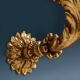 Paire de supports de lanternes baroques anciens en bois doré, Italie, XVIII Century