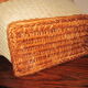 Panier scoubidou et rotin vintage