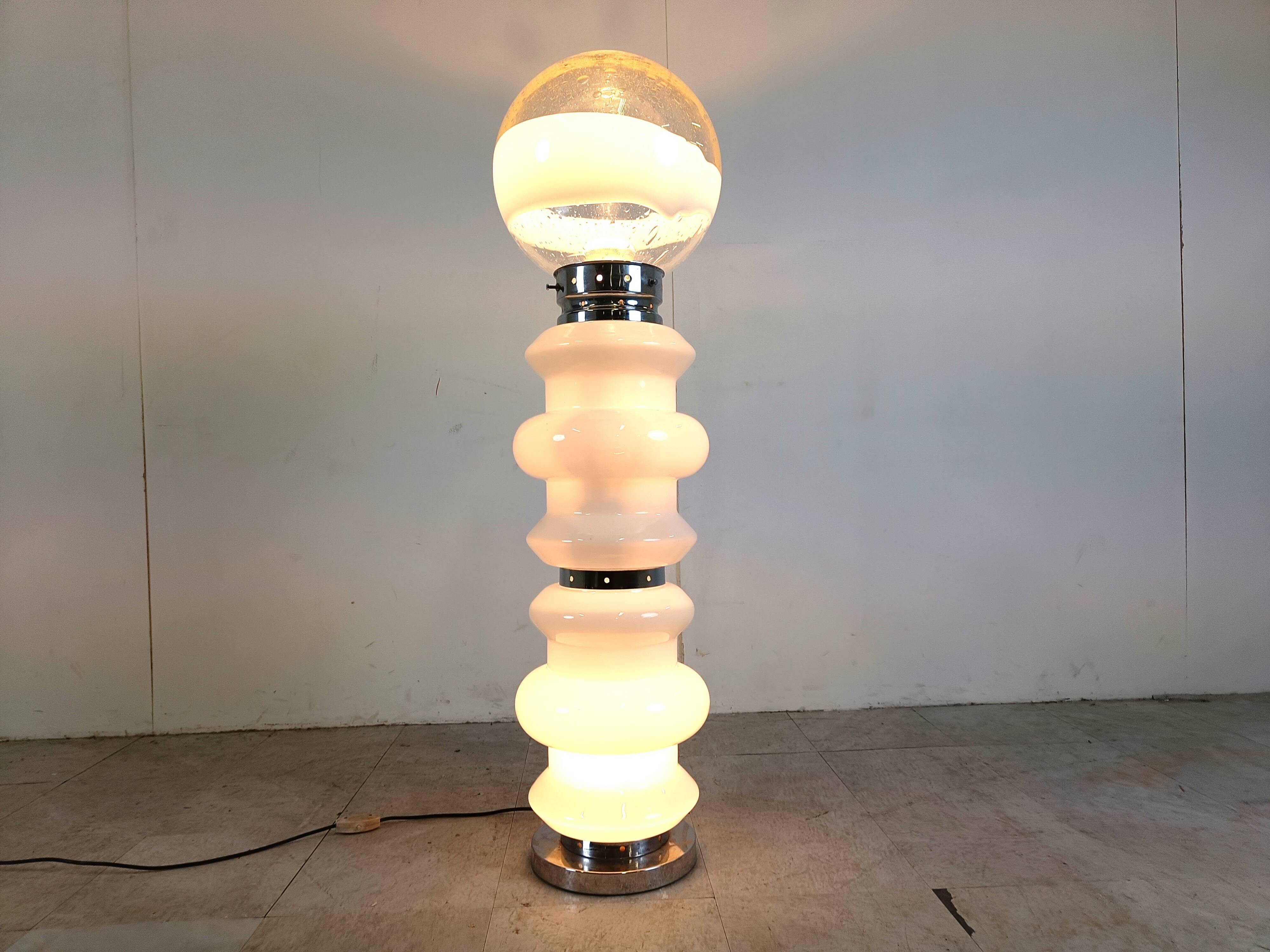Lampadaire vintage de Mazzega, 1960
