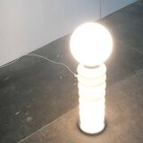 Mid-century space age glass floor lamp by Carlo Nason for JBS, 1960s.