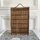 Vintage wicker spice rack