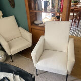 Pair of armchairs 50-60s