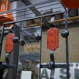 Vintage coat rack in ceramic and metal 1960