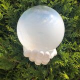 rare handmade ceramic and glass wall light