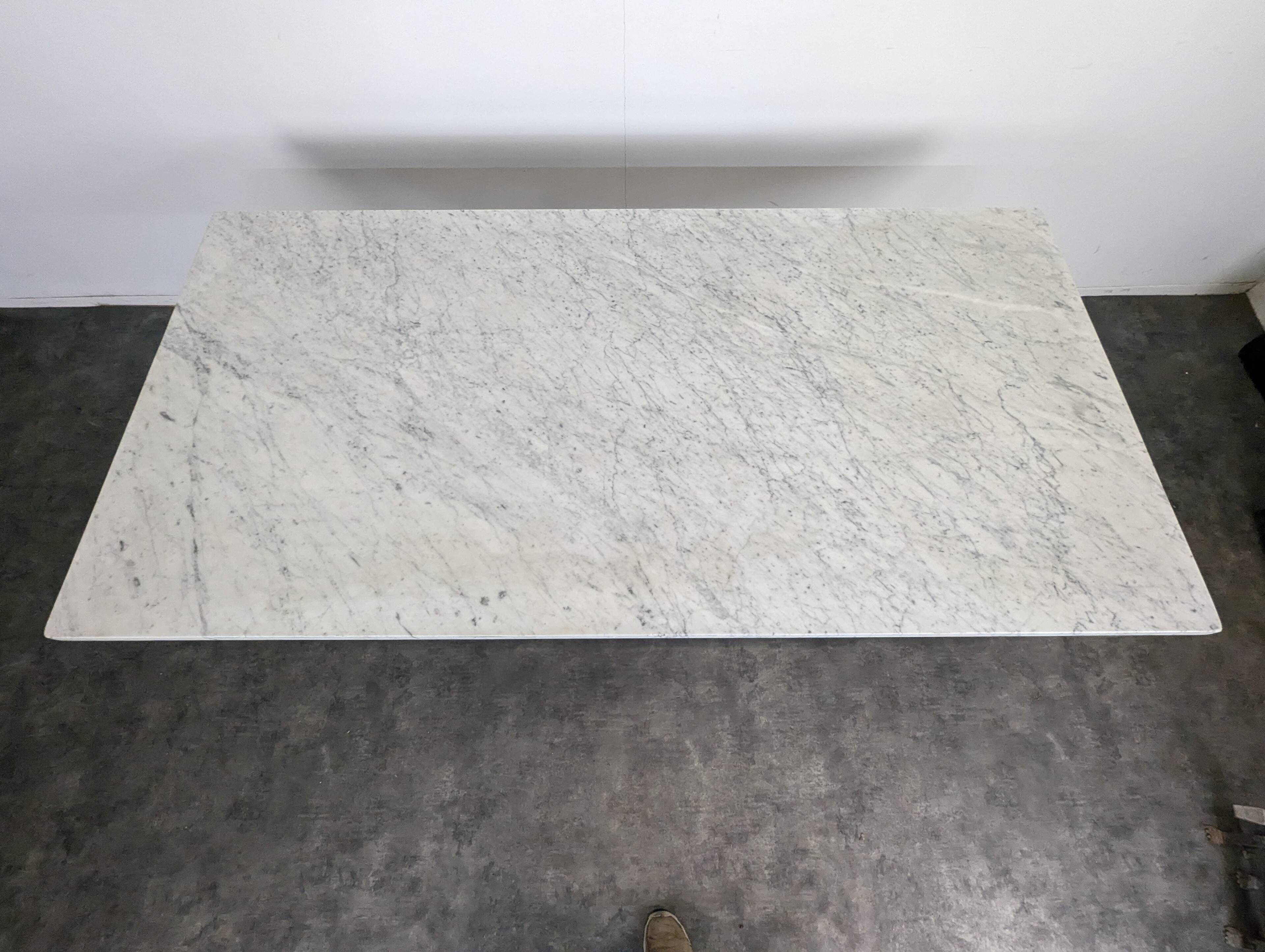 Grande Table Alessandro Albrizzi plateau marbre