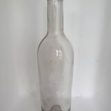 Set of 3 transparent glass bottles