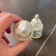 Villeroy and Boch ceramic salt and pepper set, Basket model