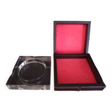 Art Deco crystal ashtray, in its presentation box, mint condition