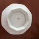 Servant dish on pedestal, octagonal, Limoges porcelain - vintage