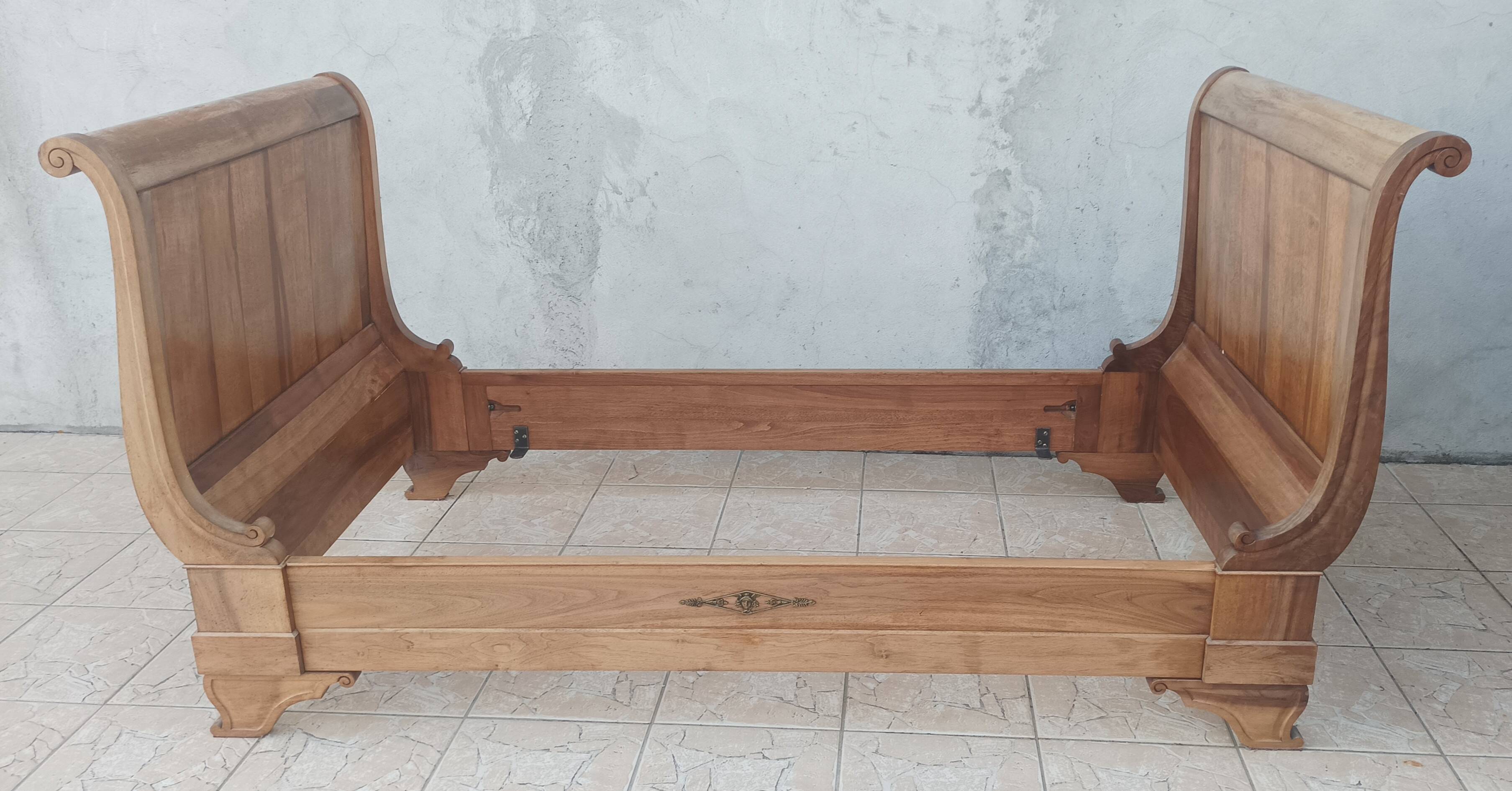 Empire Style Mahogany Bed