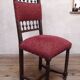 Series of 6 reupholstered Renaissance style chairs