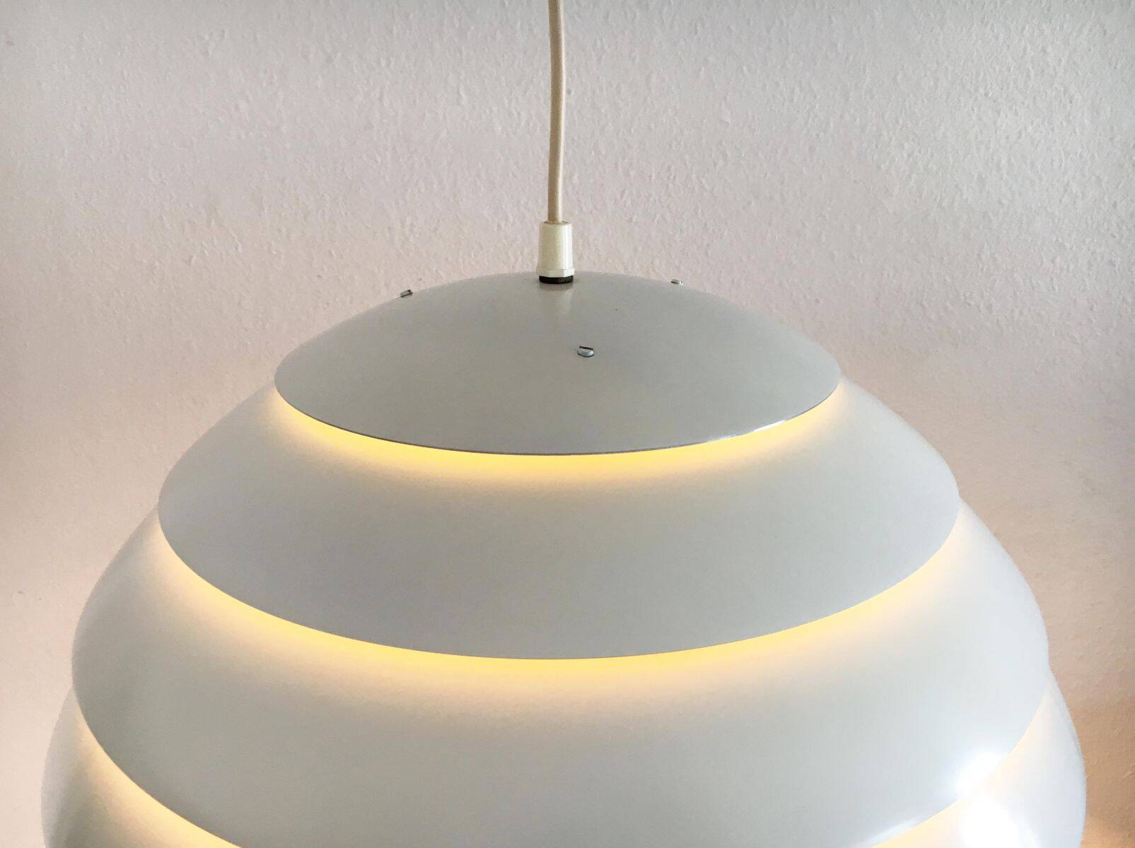 Aluminium Ceiling Lamp by Hans-Agne Jakobsson for Hans-Agne Jakobsson AB Markaryd, 1960s