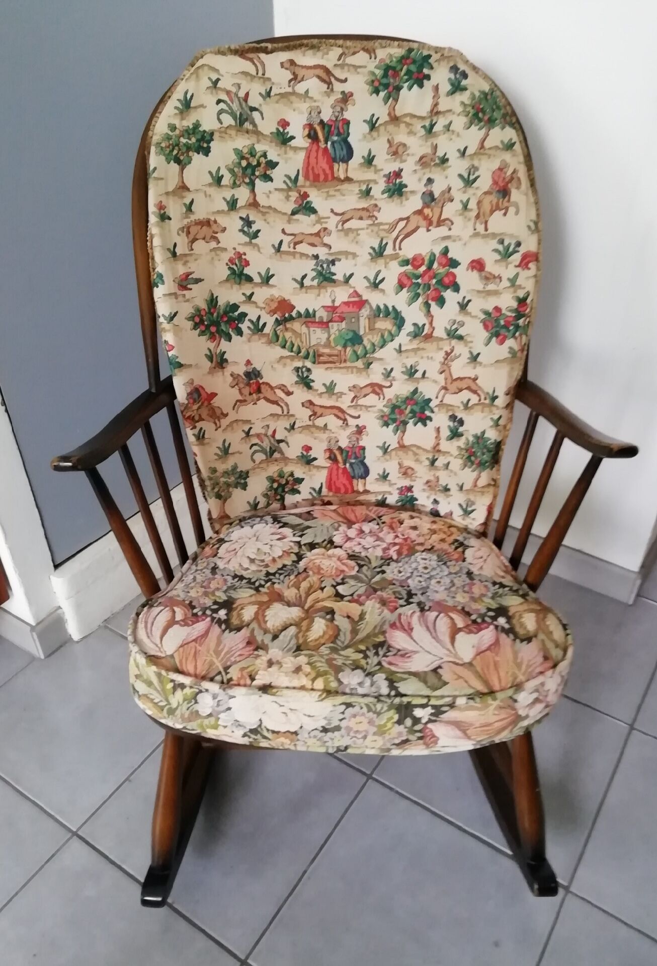 Rocking chair vintage Ercol
