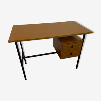 Desk formica imitation wood 1950