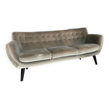Sentou 3 seater velvet sofa