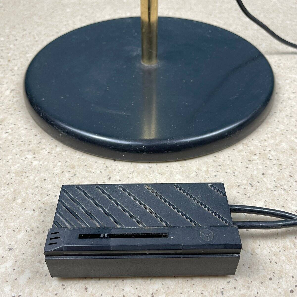 Italian brass floor lamp from the mid-century by Relux Milano, 1970s.