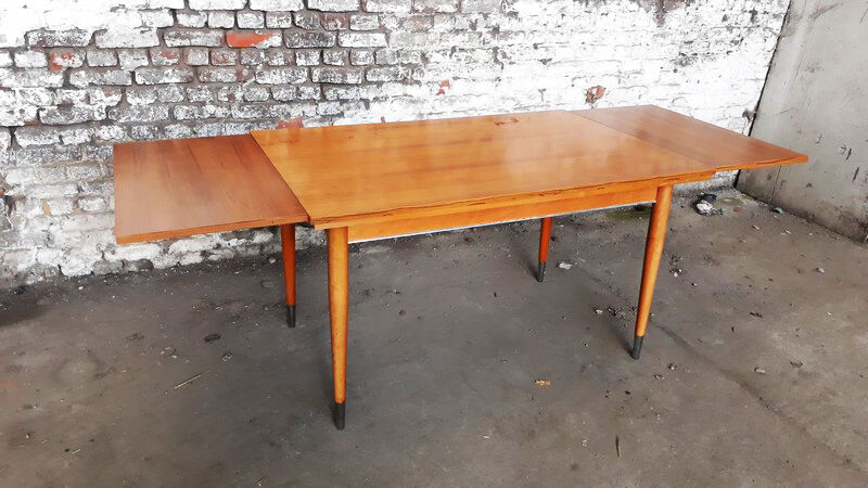 Vintage dining table with extensions