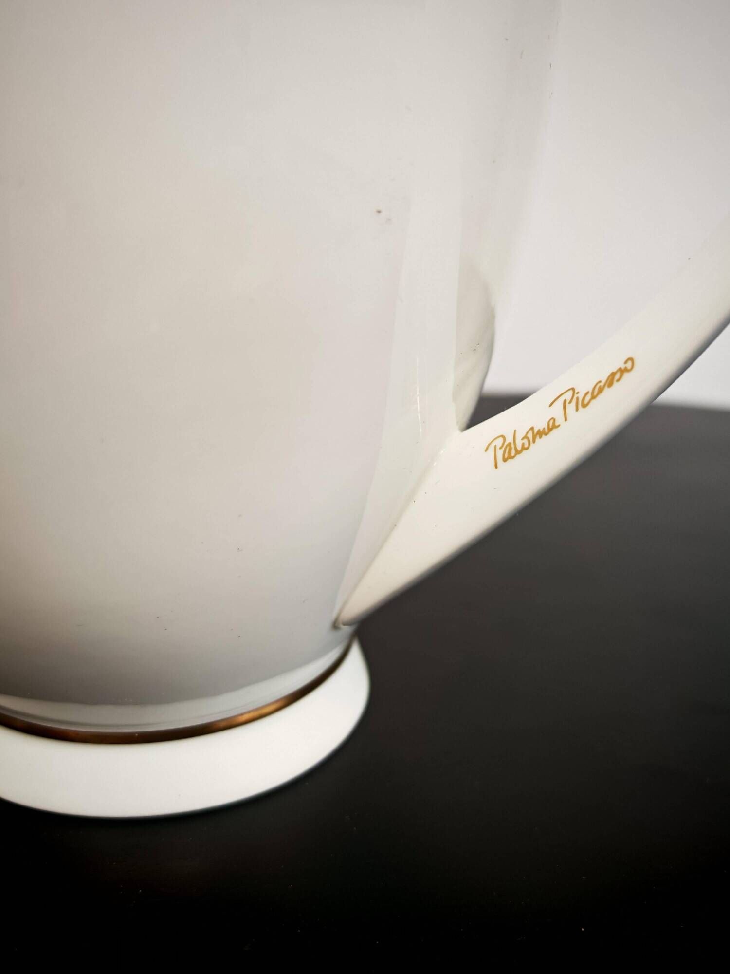 Fine porcelain tea service by Paloma Picasso for Villeroy & Boch.