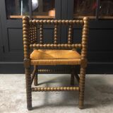 Mulched fire corner chair