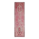 Vintage Turkish Oushak Handmade Wool Cotton Pink Runner Rug 90x312