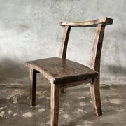 Large old teak chair or armchair H84 L60