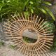 Rattan sun mirror 70'