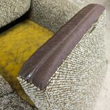 Vintage wool armchair