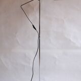 Black vintage IKEA adjustable floor reading lamp - Stilnovo inspired design from the 1980s.