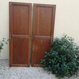 Pair of oak cabinet doors