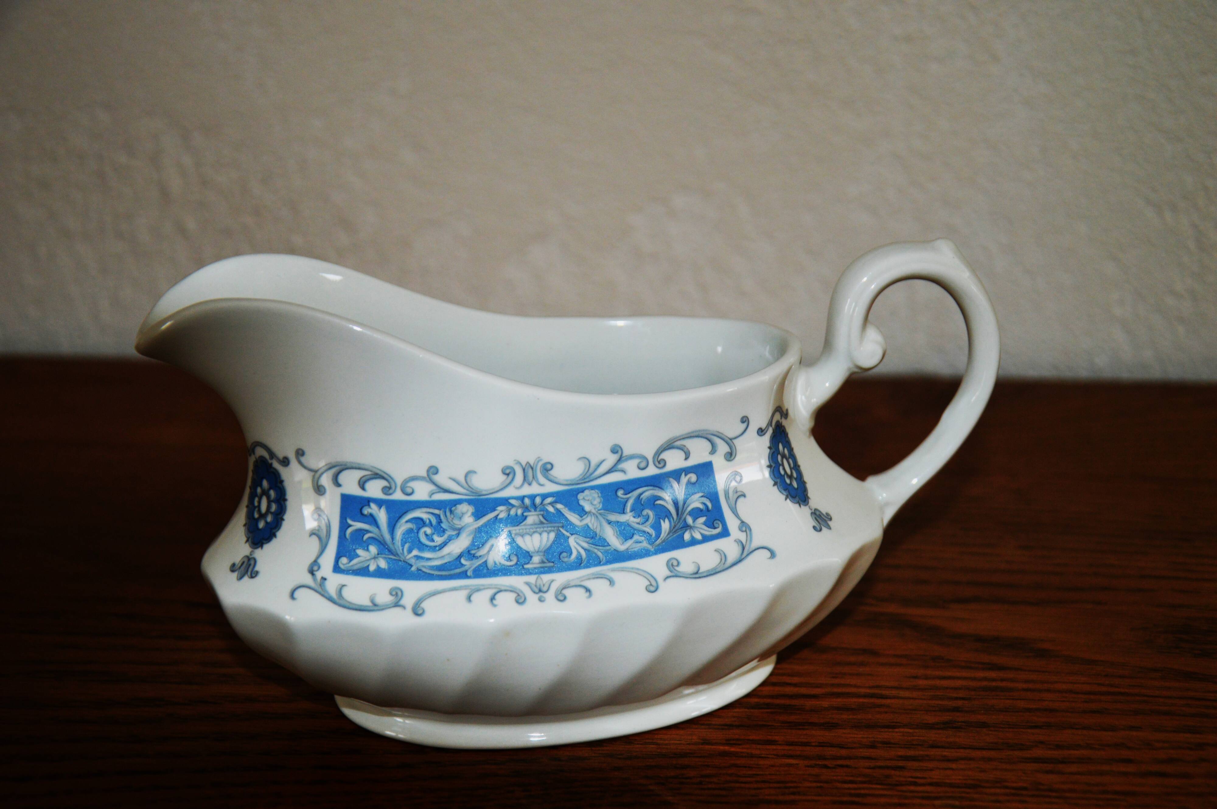 vintage old sauce boat Portland made in England