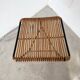 Wicker and metal stool Dennis Lennon 1950