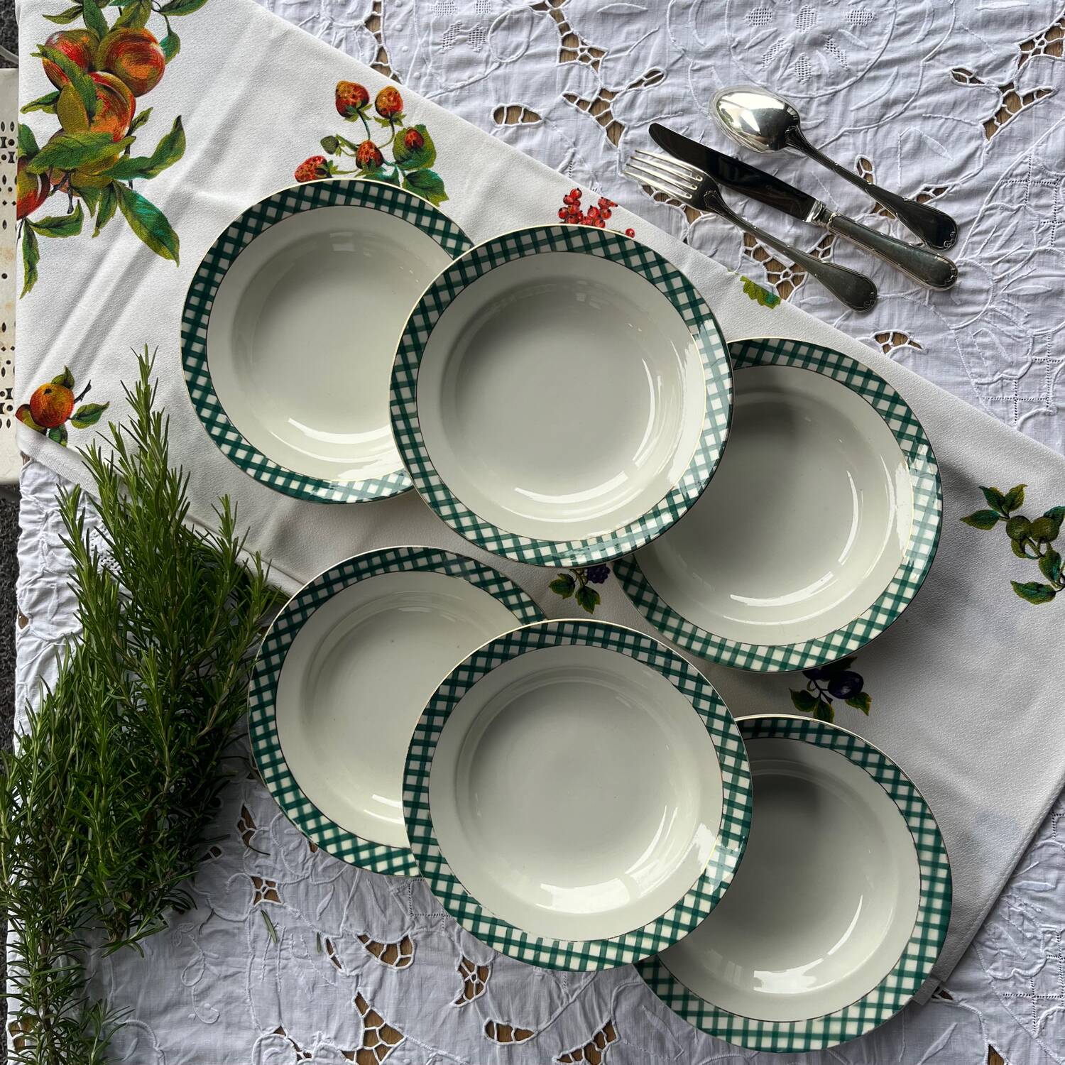 Assiettes Sarreguemines Digoin