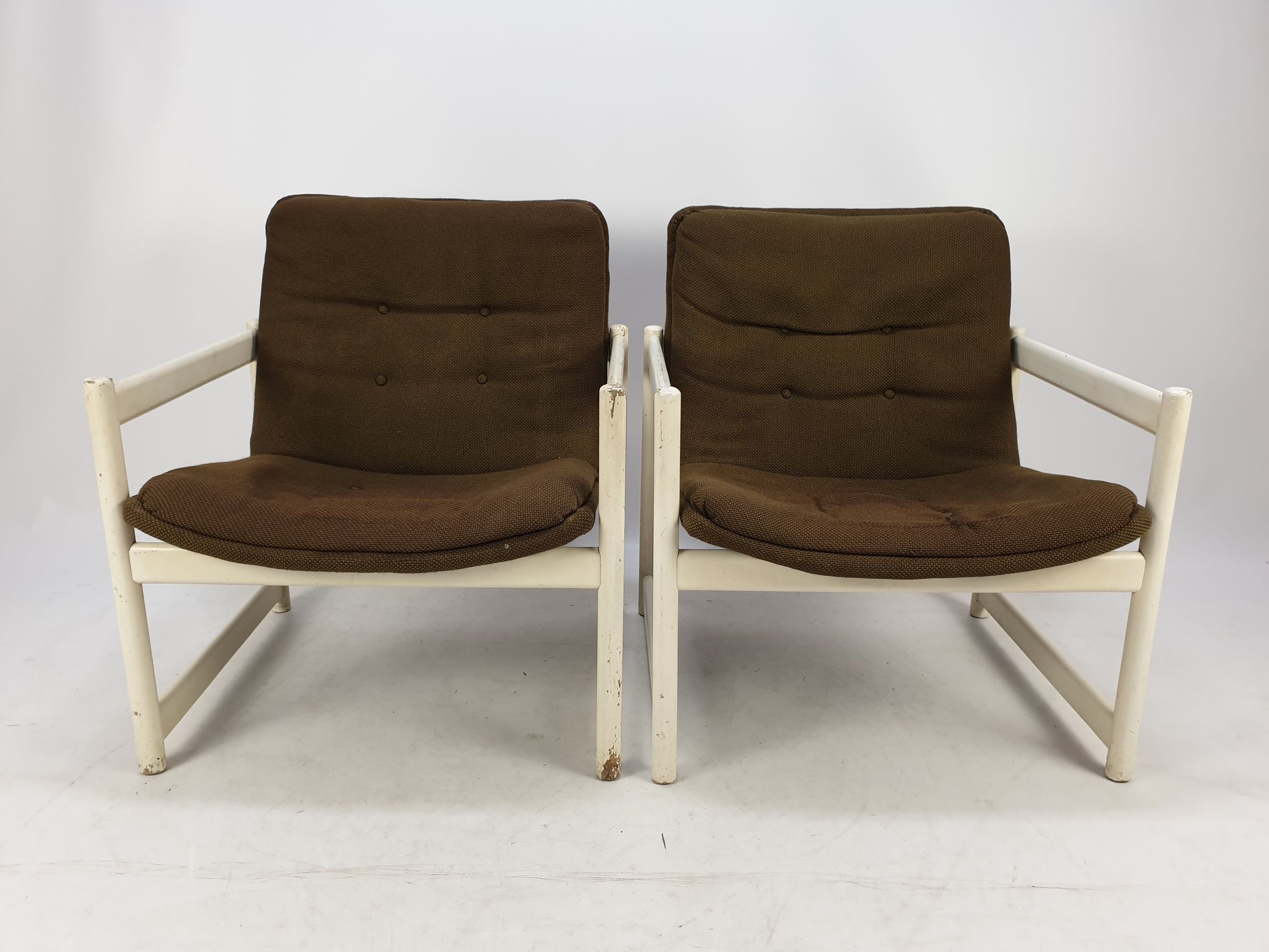 Set of 2 armchairs 458 by Geoffrey  Harcourt for  Artifort 1968
