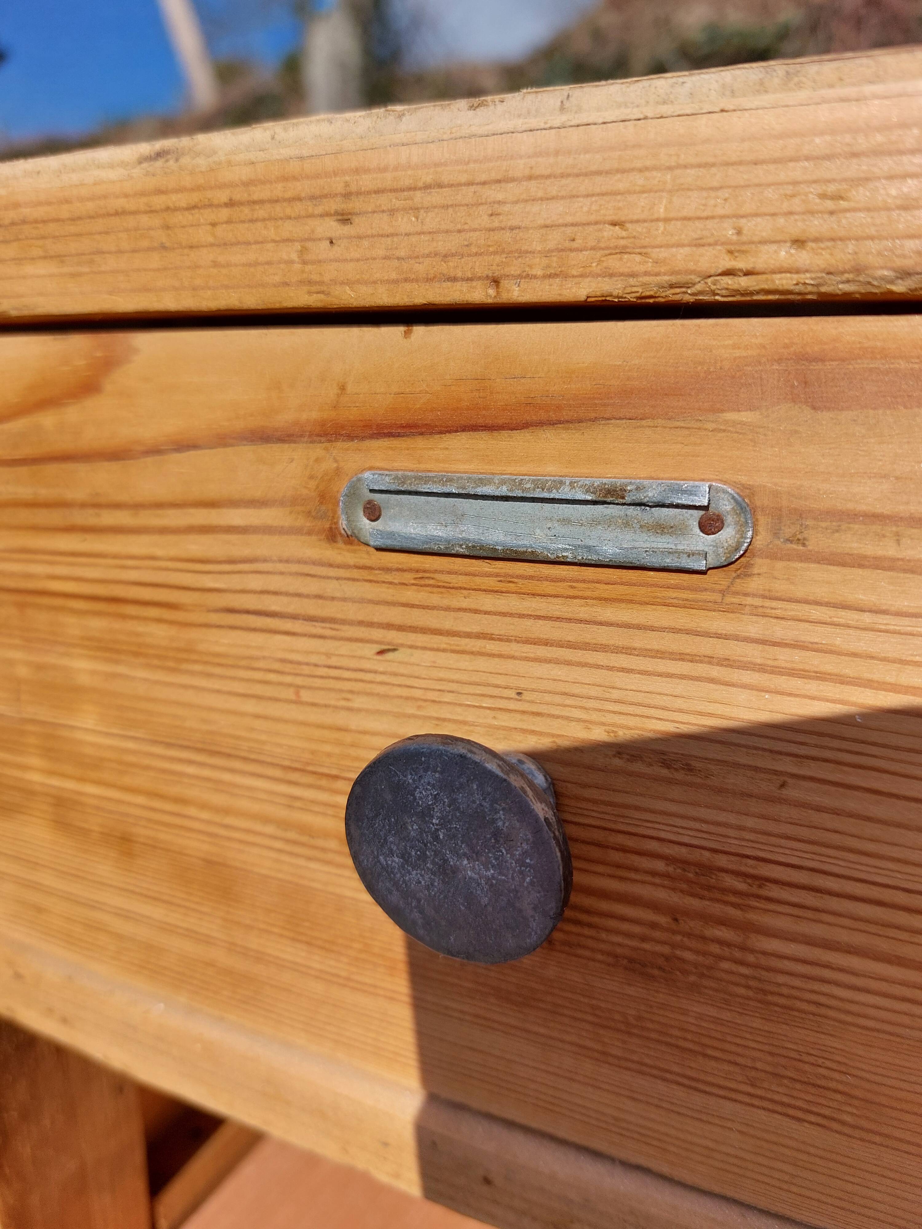 wooden workshop furniture, drawer unit