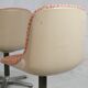 5 chairs "space age", Wilkhahn edition, plastic shells, star steel base. Circa 1970