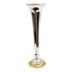 BMF silver metal soliflore vase