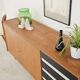 Black and white U 460 sideboard by Jiri Jiroutek for Interier Praha 1960