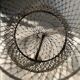 Antique French wire fishing basket