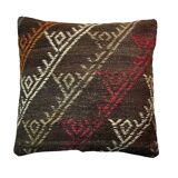Vintage Turkish Kilim Cushion Cover , 55 x 55 cm
