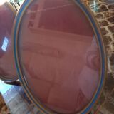 Lot 2 oval frames style art deco vintage