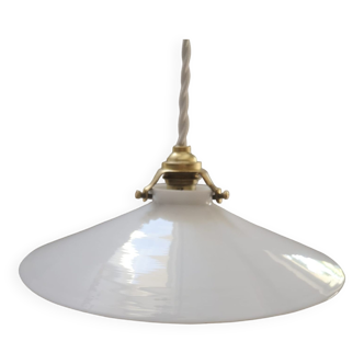 Suspension en opaline art déco 1930