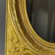 Miroir h88 x76 cm époque napoléon iii doute feuille d’or bon état