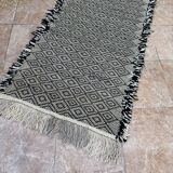 Moroccan rug, Handmade wool rug, Solid rug, Moroccan runner rug, zanafi runner