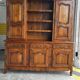 Buffet, rustic sideboard in solid cherry wood, 20th century