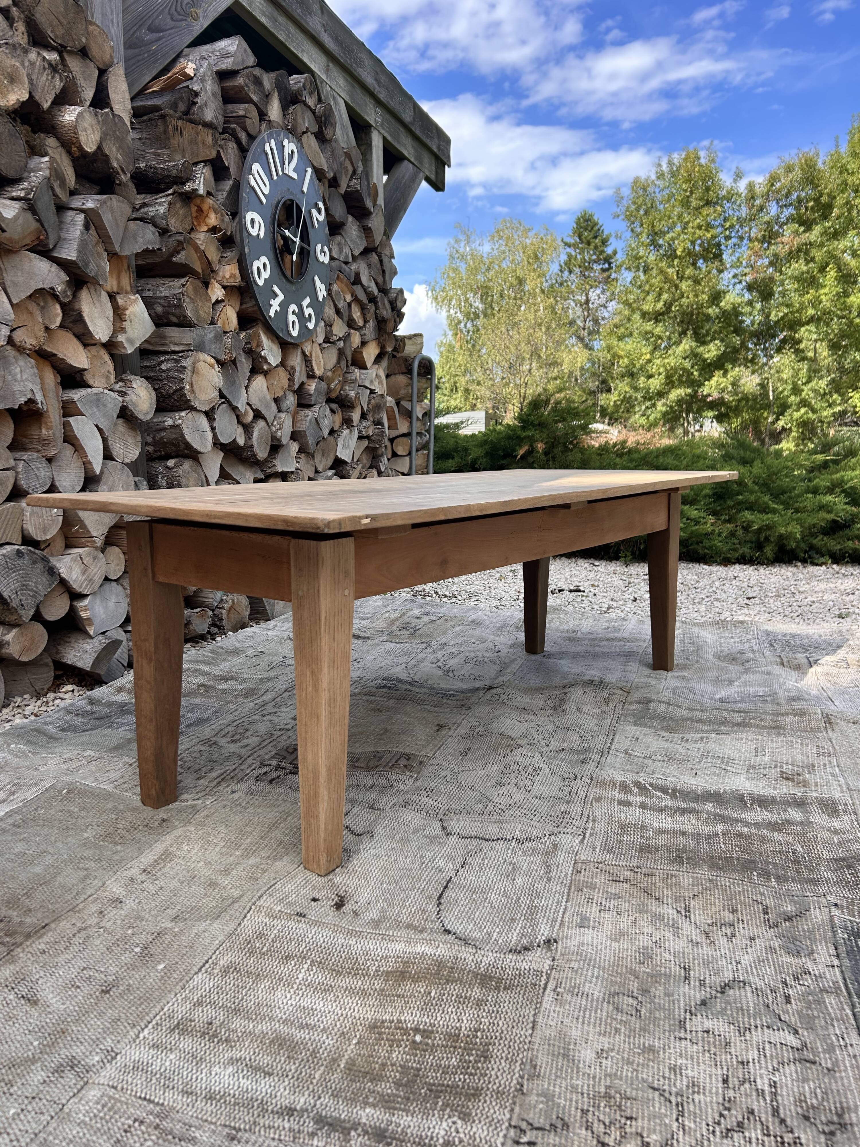 Renovated solid wood coffee table