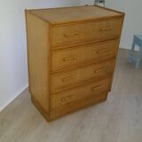 Rattan dresser 1950