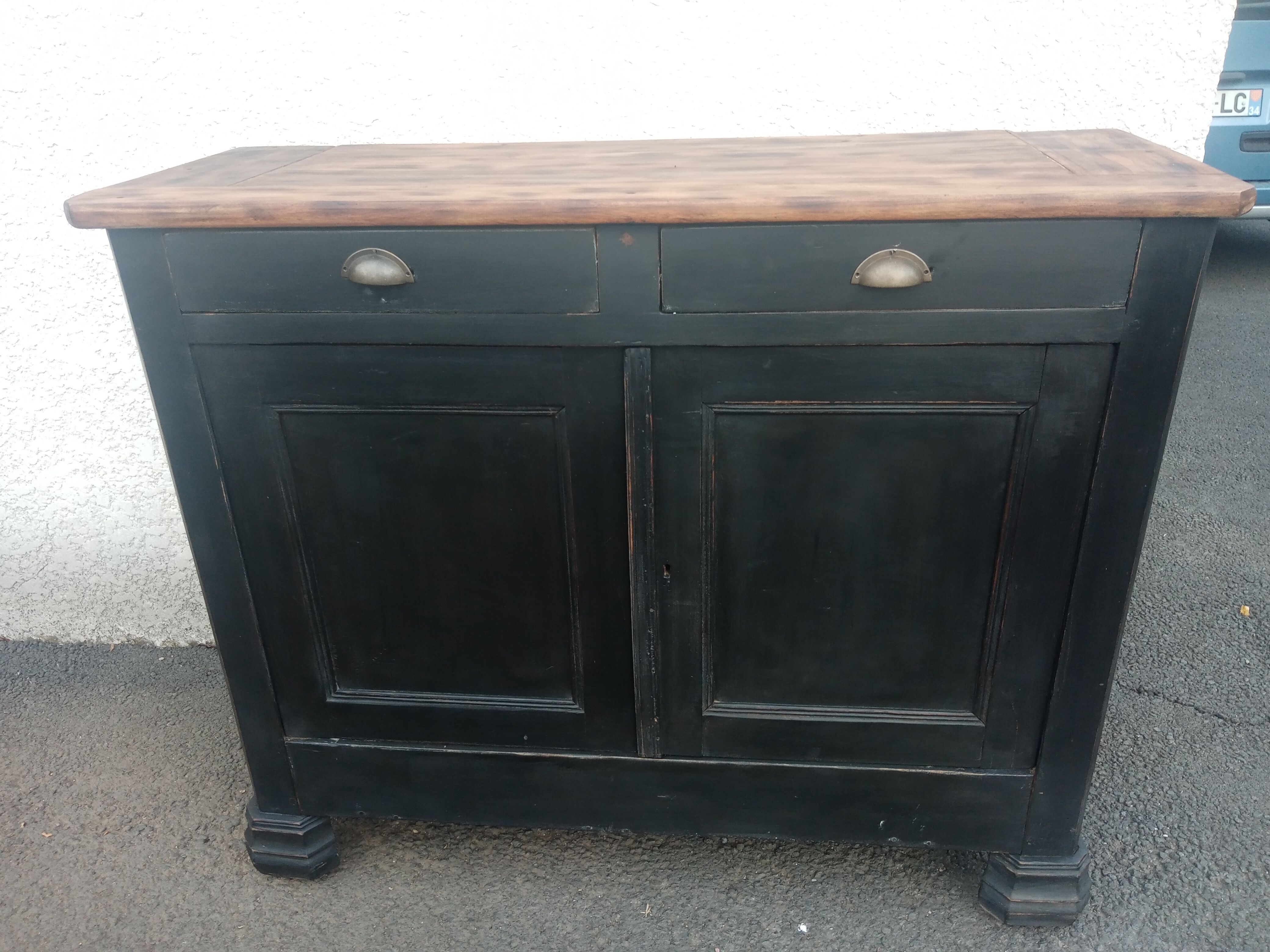 Old patina sideboard 121 x 45 cm