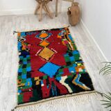 Handcrafted Moroccan Berber carpet 156 X 106 CM