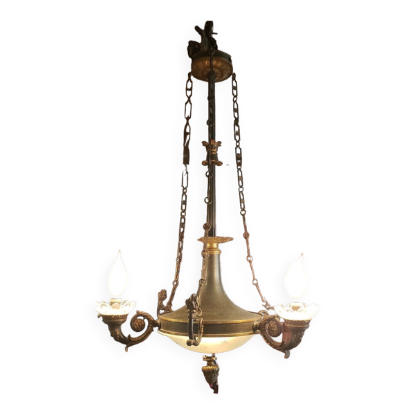 Lustre style empire 6 feux